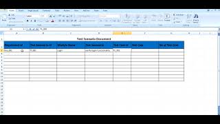 how to write test Scenario in manual testing with a live example.