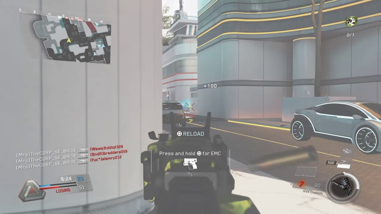 Call of duty IW wallrun kill