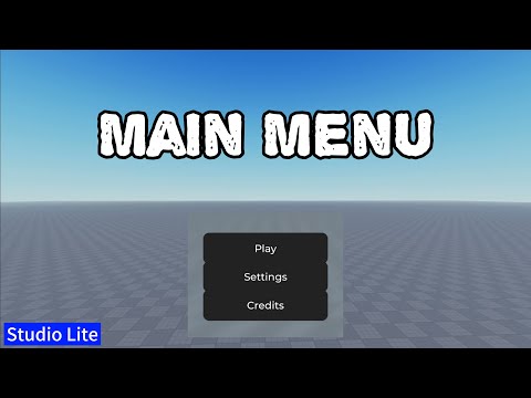 Main Menu | Studio Lite Tutorial