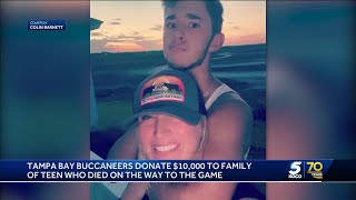 Tampa Bay Buccaneers donate $10,000 to Oklahoma family who lost son in wreck