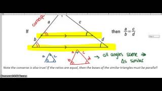 Side Splitter Theorem