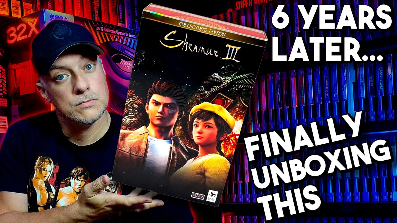 6 Years Later...FINALLY Unboxing Shenmue III Collector's Edition