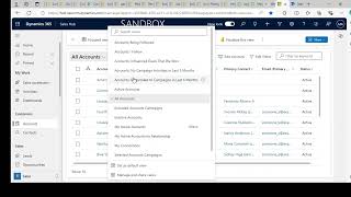 How to manage the accounts & contacts in D365 Sales
