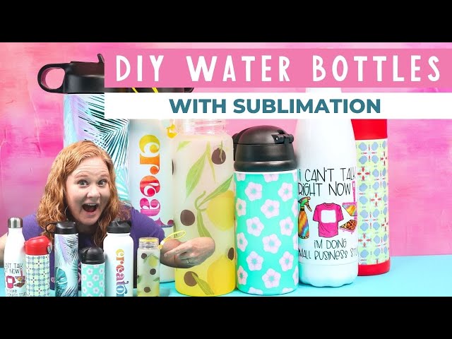 The Best Way to Make Sublimation Water Bottles - Angie Holden The