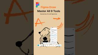 Figma Draw | Figma Draw Brushes #figma #youtubeshorts #shorts #viral