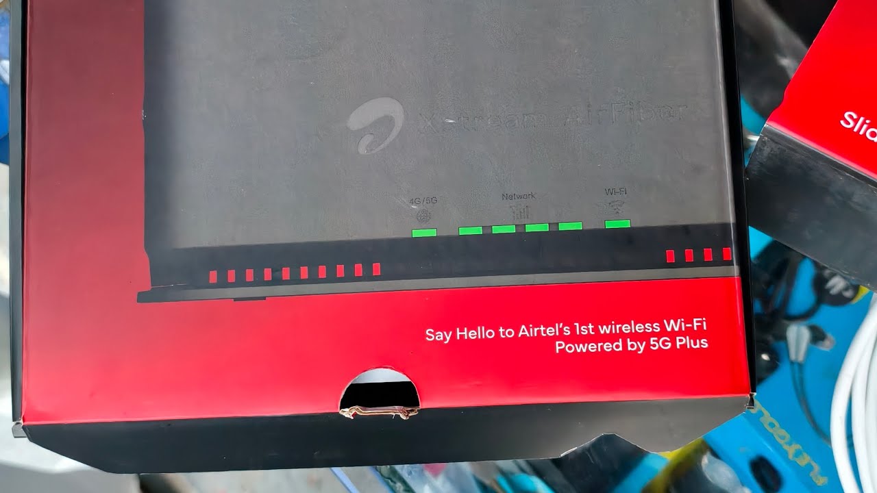 Airtel extreme air fibre new model new device 5G router indoor unit ...