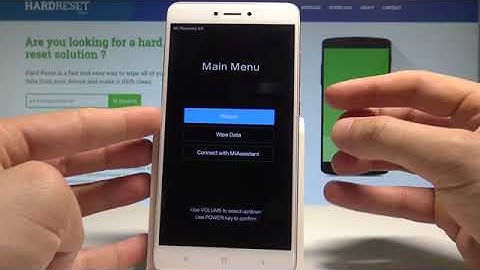 Xiaomi Redmi Note 4 Hard Reset delete pattern