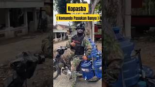 Pengantar air galon viral beratribut TNI‼️😱 #shorts #viral #tni #kopassus