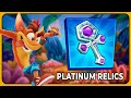 29 platinum relics left in crash 4