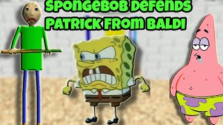SPONGEBOB GETS SICK OF BALDI - Patrick Fails All Of Baldi’s Math Questions 🤦‍♂️ screenshot 5