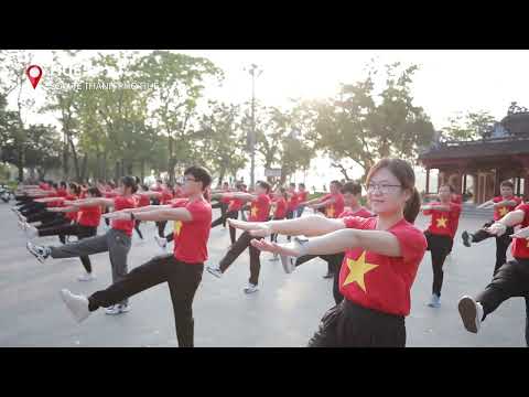 Đồng diễn dưỡng sinh do Bộ Y tế phát động hưởng ứng Ngày Sức khỏe toàn dân 7/4