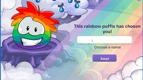 How to Get a Rainbow Puffle in Club Penguin