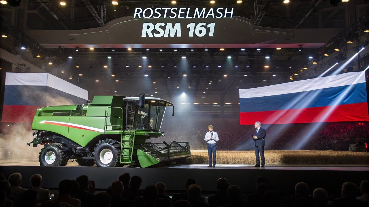 Rostselmash RSM 161 – The Most Powerful Russian Combine Harvester 2025 | Full Review & Real