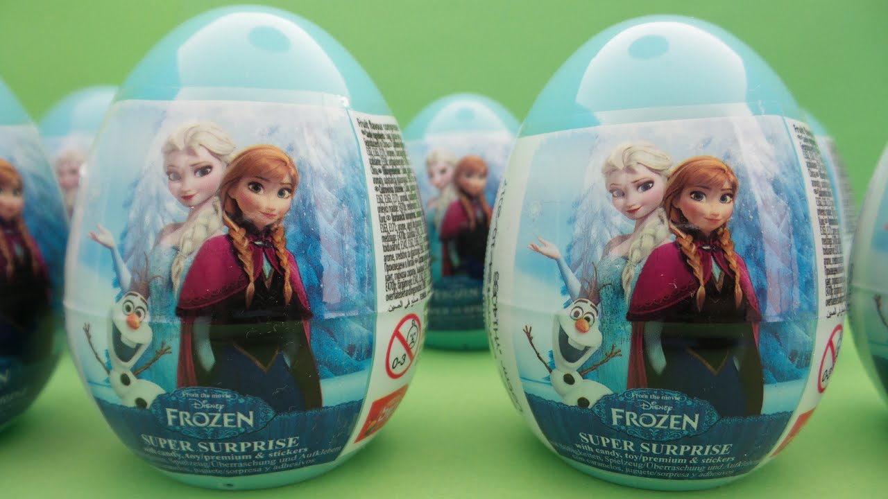 8 Disney Frozen Surprise eieren uitpakken Unboxing 8 Disney Frozen