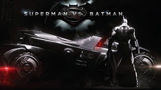 First look at Batfleck and Batmobile