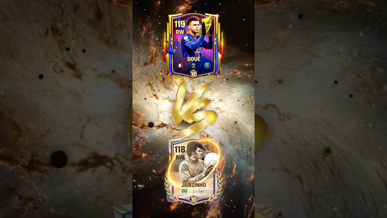 WHO IS BETTER??? Désiré Doué 114 RW 🆚 Jairzinho 113 RW 