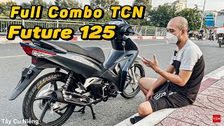 Honda Future 125 Xanh Rêu Vừa Mua Về Là Up Full Combo TCN Vì Chủ Xe Thích Bỏ Cho Tây Dọn