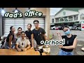 VISITING DAD'S OFFICE + OLD SCHOOL | ThatsBella