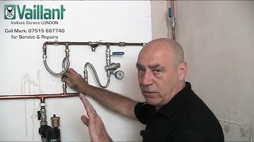 Vaillant Boiler  How to use an external filling loop