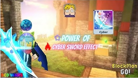 Power of Cyber Sword Effect in Bedwars [Blockman Go]