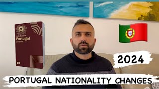 Portugal 🇵🇹 Nationality Law 2024 Changes || Portugal Immigration 2024.