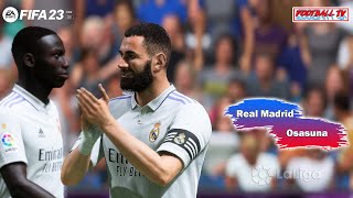 🎮 FIFA 23 no XBOX 360 GAMEPLAY ESPN - Real Madrid vs Atlético de Madrid  Full match - LaLiga 2022/23 