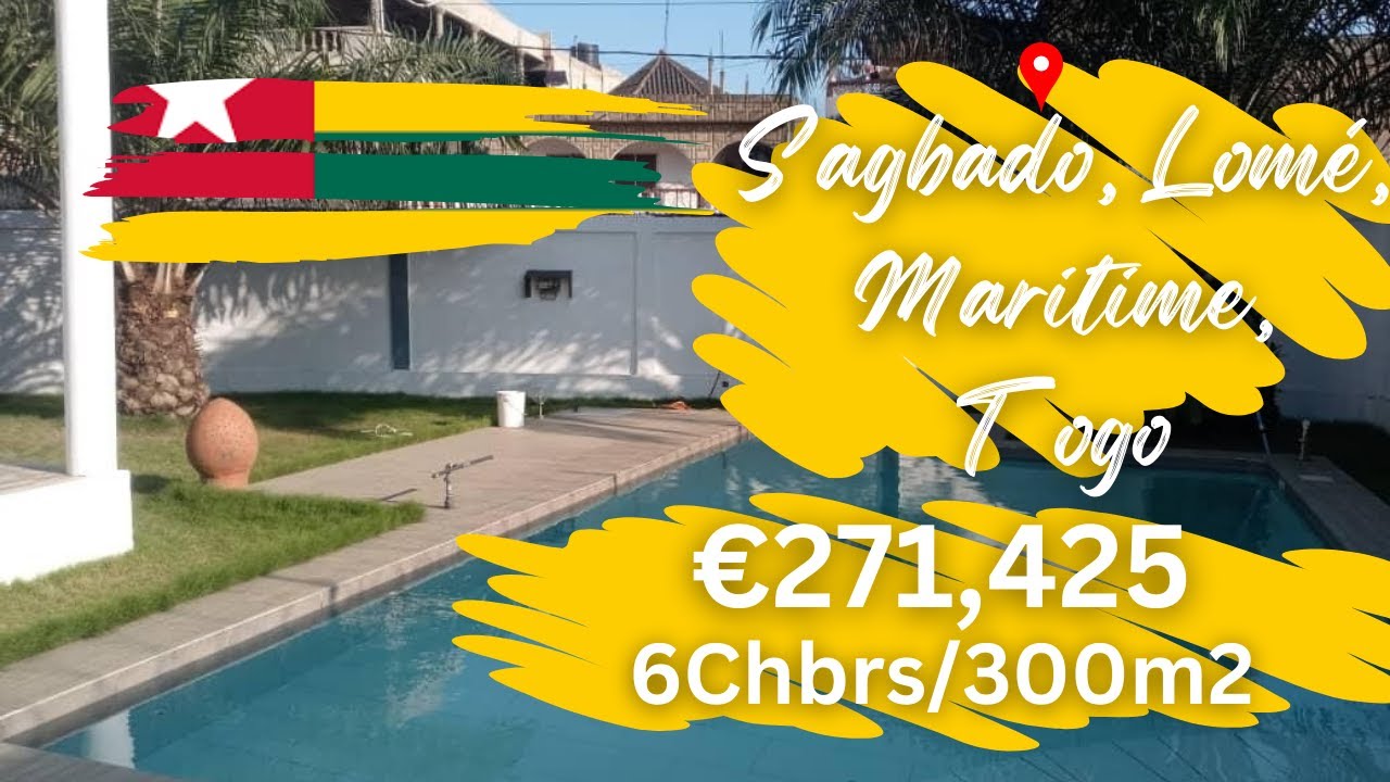 Baguida, Maritime Lomé, Togo Maison 6 chambres 300m2