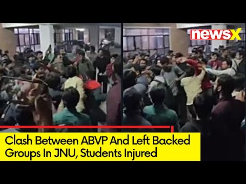Some Students of JNU Injured | Clash with ABVP Members | NewsX - NEWSXLIVE