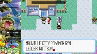 Lets Play Pokemon Sapphire! Part 4! Mauville Gym and the Winstrate Family!