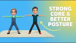 strong core better posture kids 20 min workout
