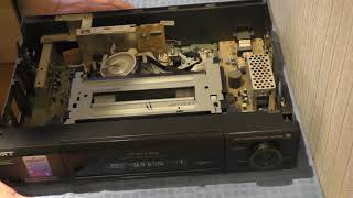 Sony SLV E510EE Repair - ремонт видеомагнитофона