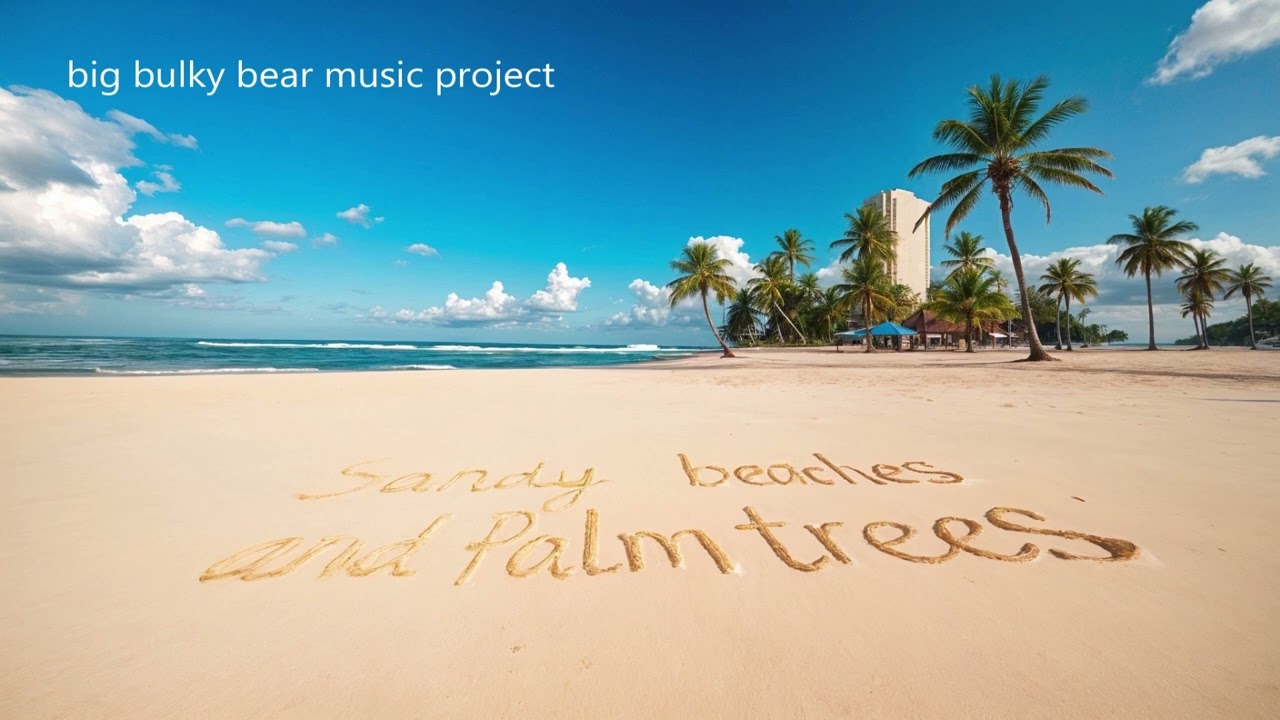 BIG BULKY BEAR - SANDY BEACHES AND PALM TREES