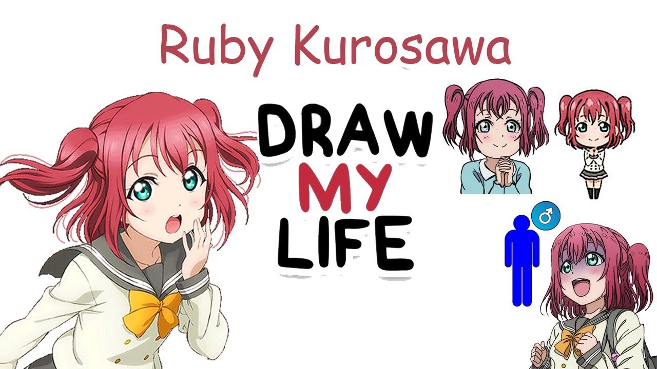 Ruby Kurosawa - Love Live! Sunshine!! | Biography & Facts You Didn't Know | Draw my Life