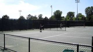Bryce Medhi Playing Tennis Match.avi