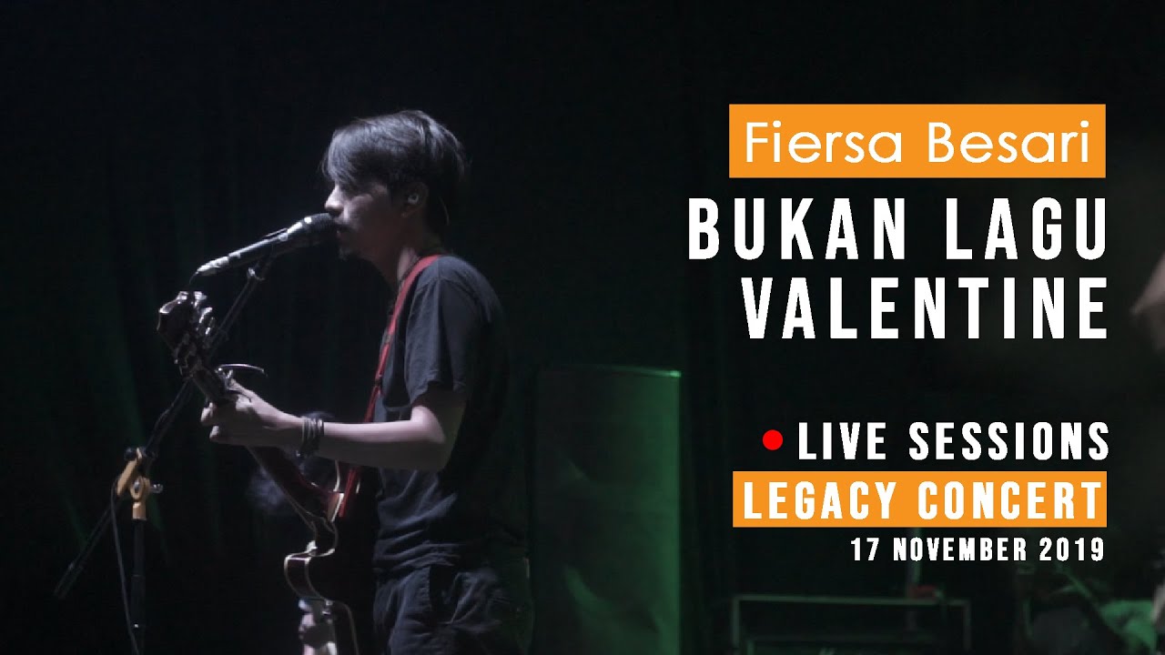 Fiersa Besari Bukan Lagu Valentine Live Session at Legacy Concert