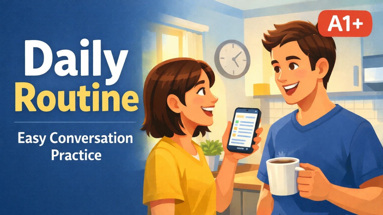 Talking About Your Daily Routine |Easy Conversation Practice for English Learners