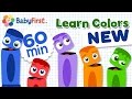 Learn Colors for Children with Color Crew | Color Cartoons for Kids Hour Compilation | BabyFirst TV