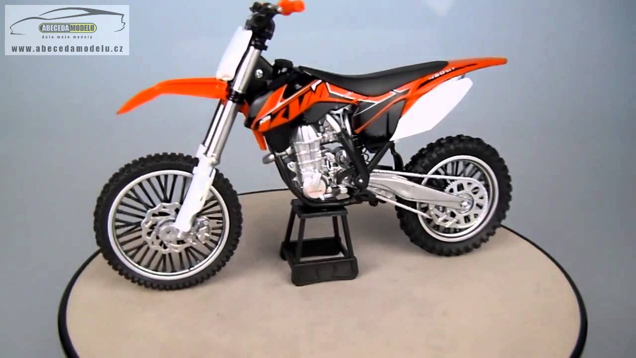 KTM 450 SX-F Dirt Bike NewRay 1/10 - YouTube