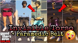 Invisible Torso + Paramedic Belt Modded Outfit - GTA Online 1.50