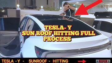 Perfect Sunroof Tinting on Tesla Model Y | Smooth Heat Shrink & Flawless Finish!