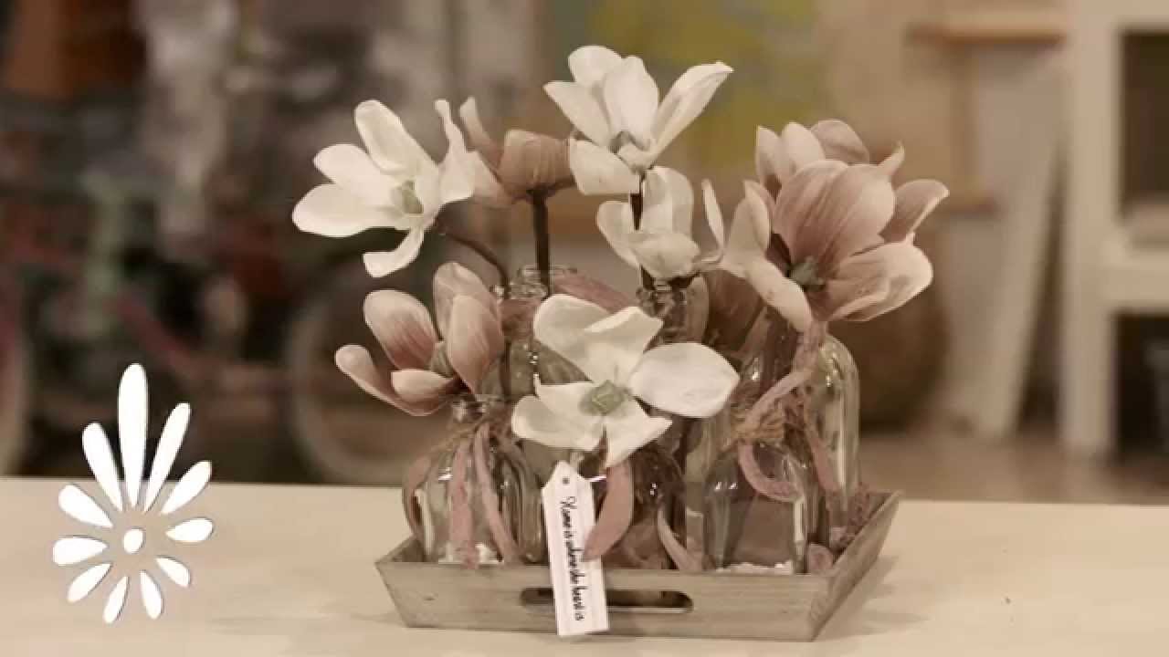 Fonkelnieuw Creëer zelf dit romantisch dienblad met kunstbloemen. - YouTube WR-89