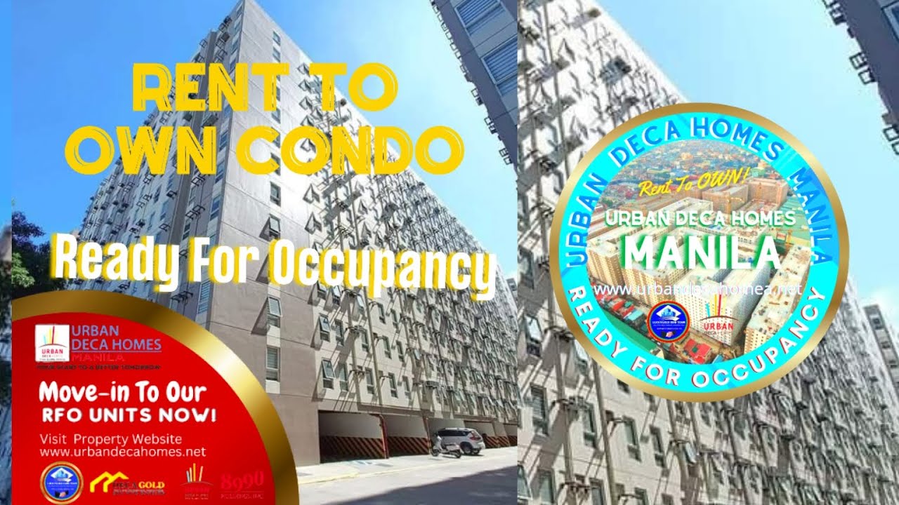 Rent To Own Condo in Urban Deca Homes Tondo Manila YouTube