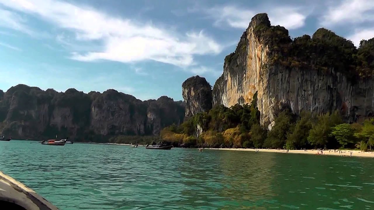 Railay Beach Krabi Thailand Krabi Hotels Youtube