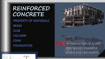 Introduction on reinforced concrete elements with example