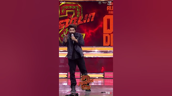 Respect For The Land | Icon Star Allu Arjun Speech | Pushpa 2-  The Rule (Tamil) | WILDFIRE Event