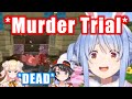 Pekora stand trial for killing subaru  nene in hardcore holoserver minecrafthololiveusada pekora