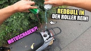REDBULL in den Roller tanken und WEITERFAHREN!