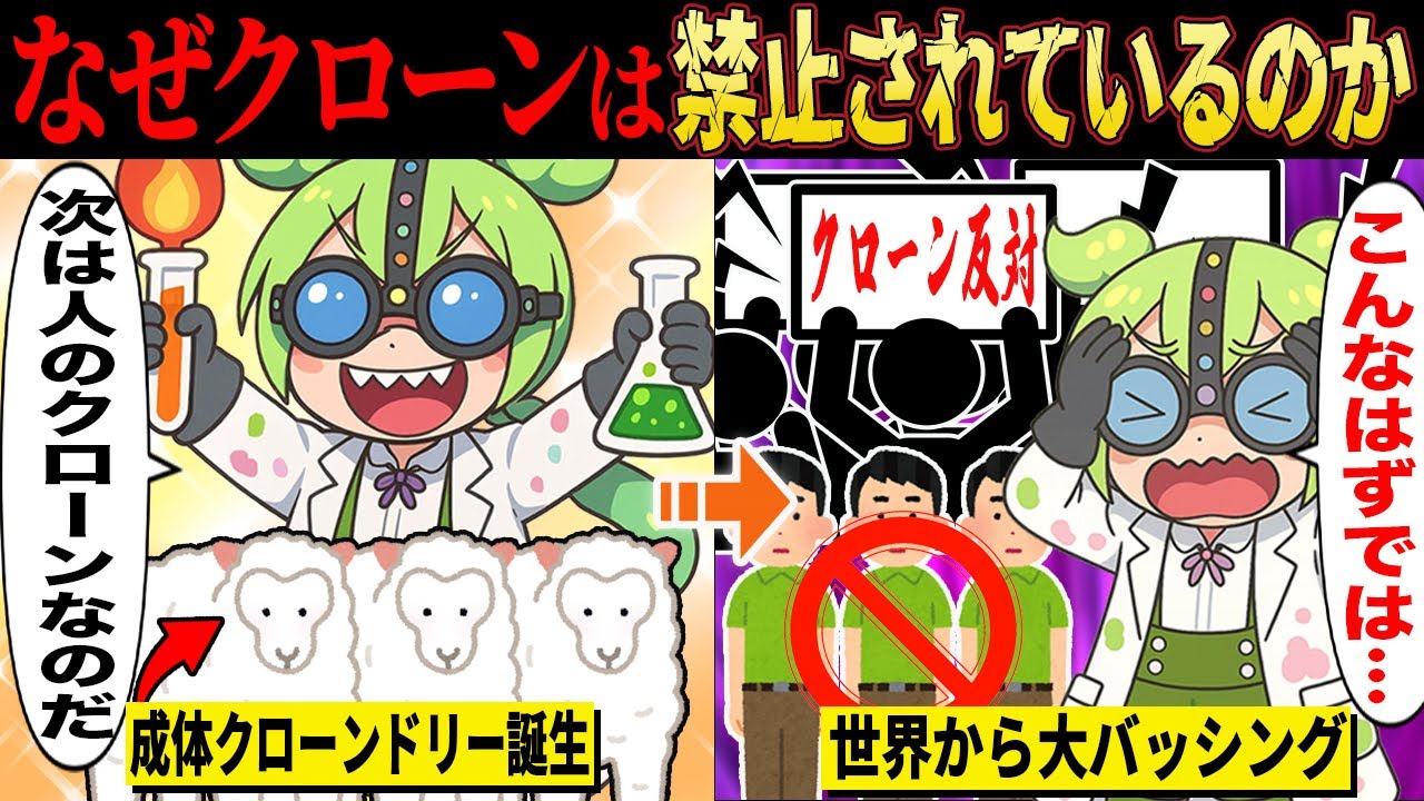 クローン人間は“なぜ”禁じられるのか【ずんだもん＆ゆっくり解説】
