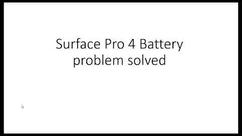 surface pro plugged in not charging