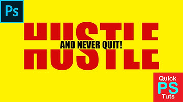 Quick!  How to Slice Text in Photoshop - T-Shirt Design Tutorial